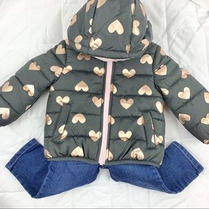 Carter’s Hearts Puffer Jacket